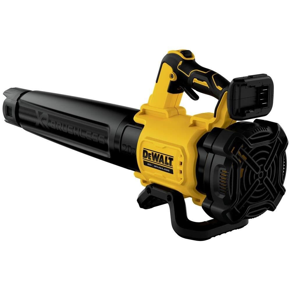 디월트 [해외] DEWALT 20V MAX* XR 낙엽 송풍기, 무선, 휴대용, 125-MPH, 450-CFM (공구만 포함 - 배터리 및 충전기 미포함) (DCBL722B)