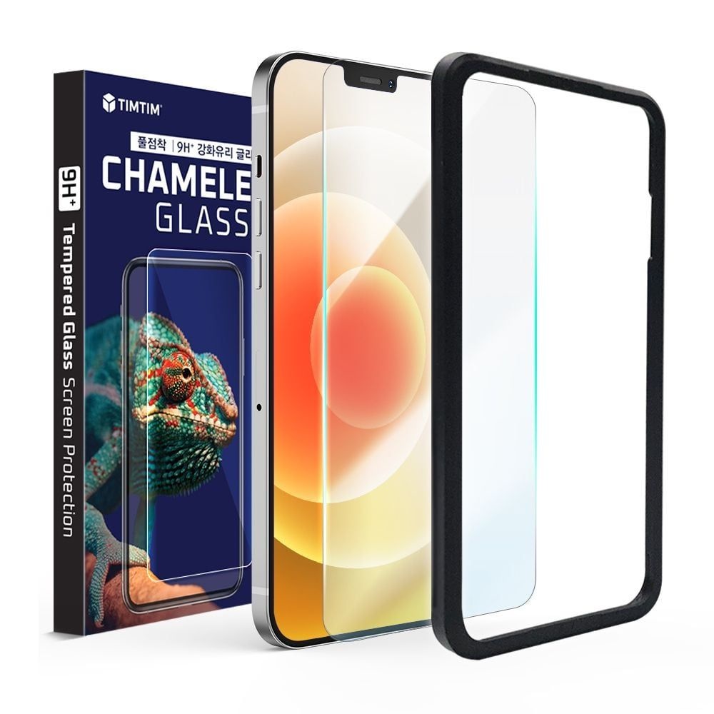 미르본코리아 팀팀 아이폰 12 미니 강화유리 보호필름 2매