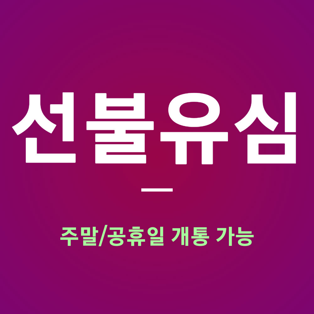 선불유심 비대면 셀프개통