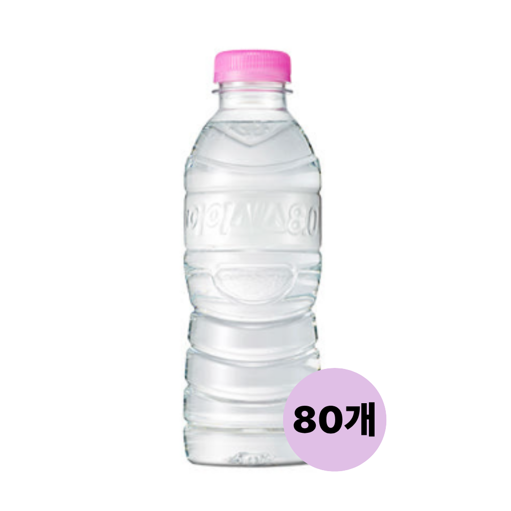 아이시스8.0 무라벨 300ml, 80개