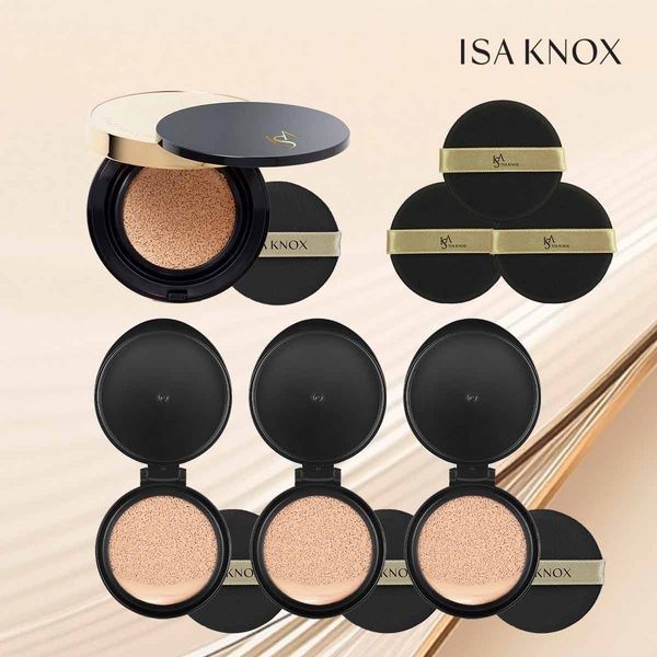 이자녹스 [하프클럽]이자녹스 듀얼커버 쿠션 시즌2 방송동일구성  (본품1+리필3+퍼프3)