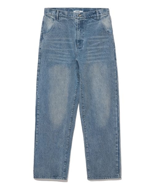 PARTIMENTO 4월 2일 배송 파르티멘토 PARTIMENTO 14oz 세미 테이퍼드 데님 팬츠 블루 PY-26150 BL 421438