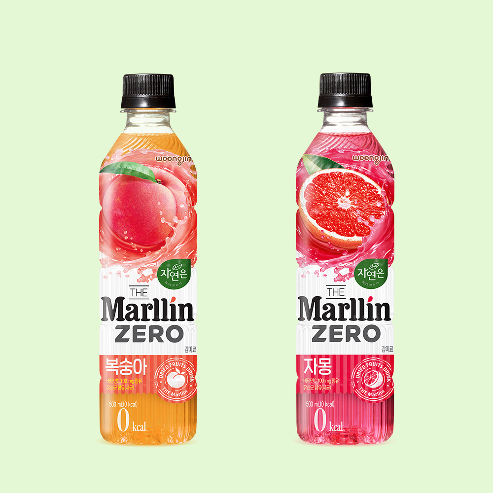 자연은 더말린 제로 복숭아 500mL 20개+더말린 제로 자몽 500mL 20개 외 2종