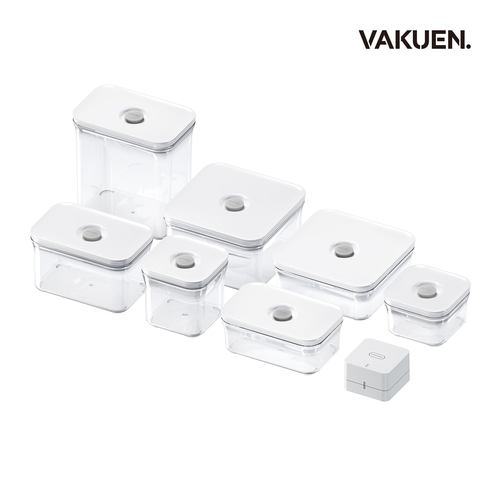 [N단독구성][세트구성] 바퀜 마하 진공밀폐용기 레귤러 8종 세트(네이버도착보장)