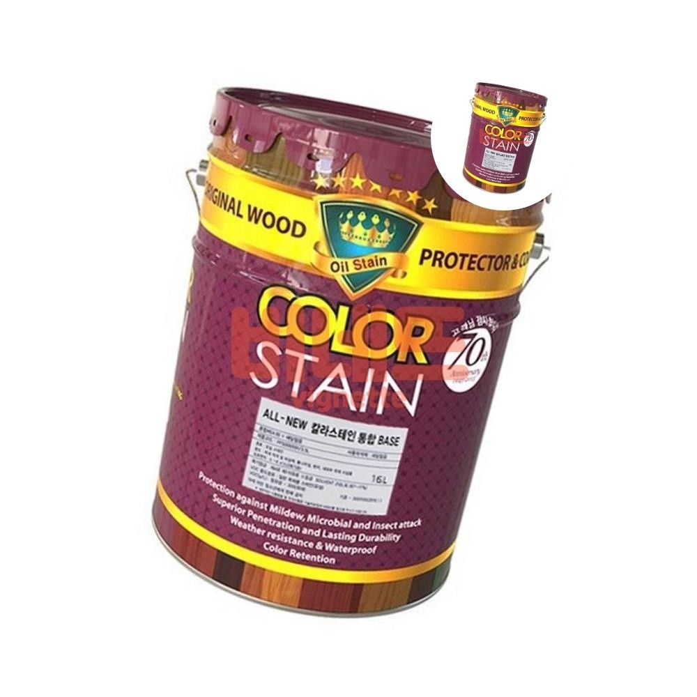 올뉴 칼라스테인 목재용 오일스테인 16L 13종 방수페인트 방부목오일스테인 가구용페인트