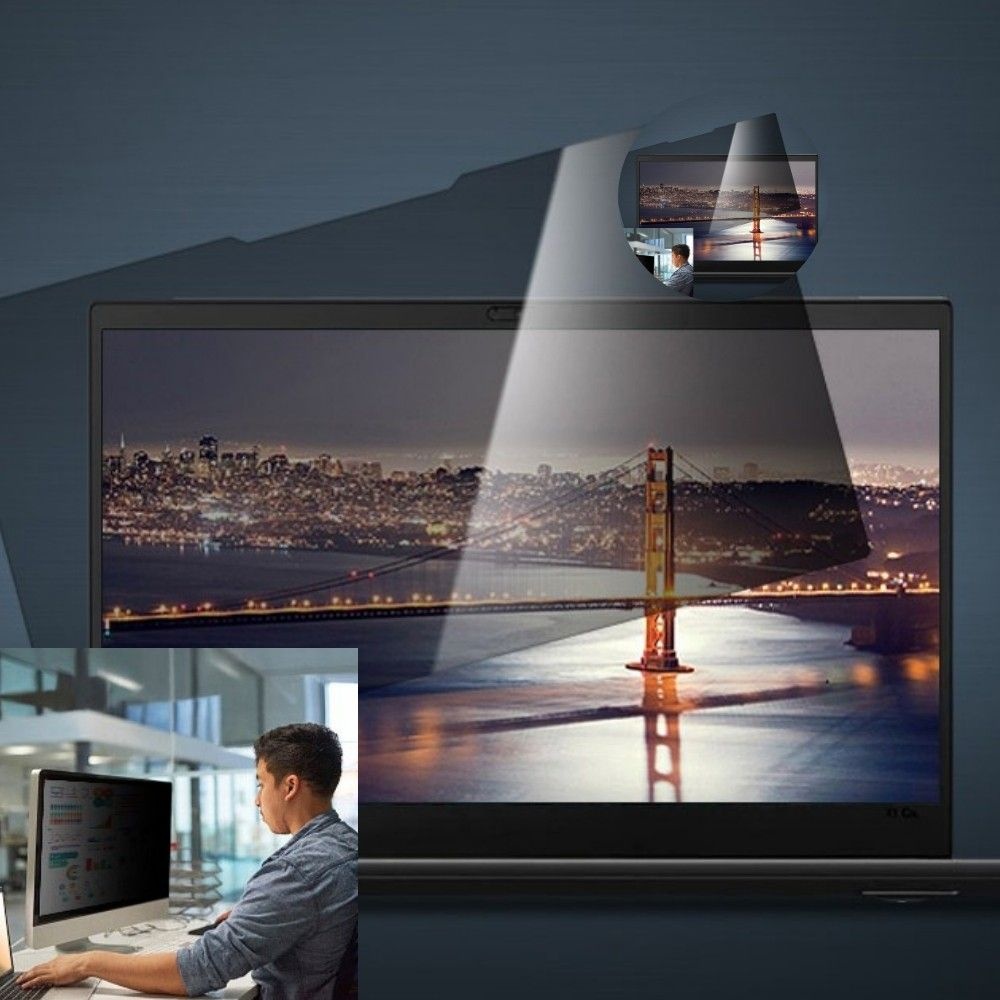 3M 12.5인치 와이드 16:9 블랙 모니터정보보안필름 모니터보안기 노트북화면보호기