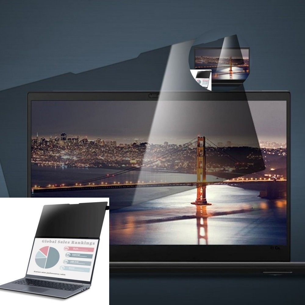 3M 13.3인치 와이드 16:9 블랙 정보보안필름 화면보호필름 모니터보안
