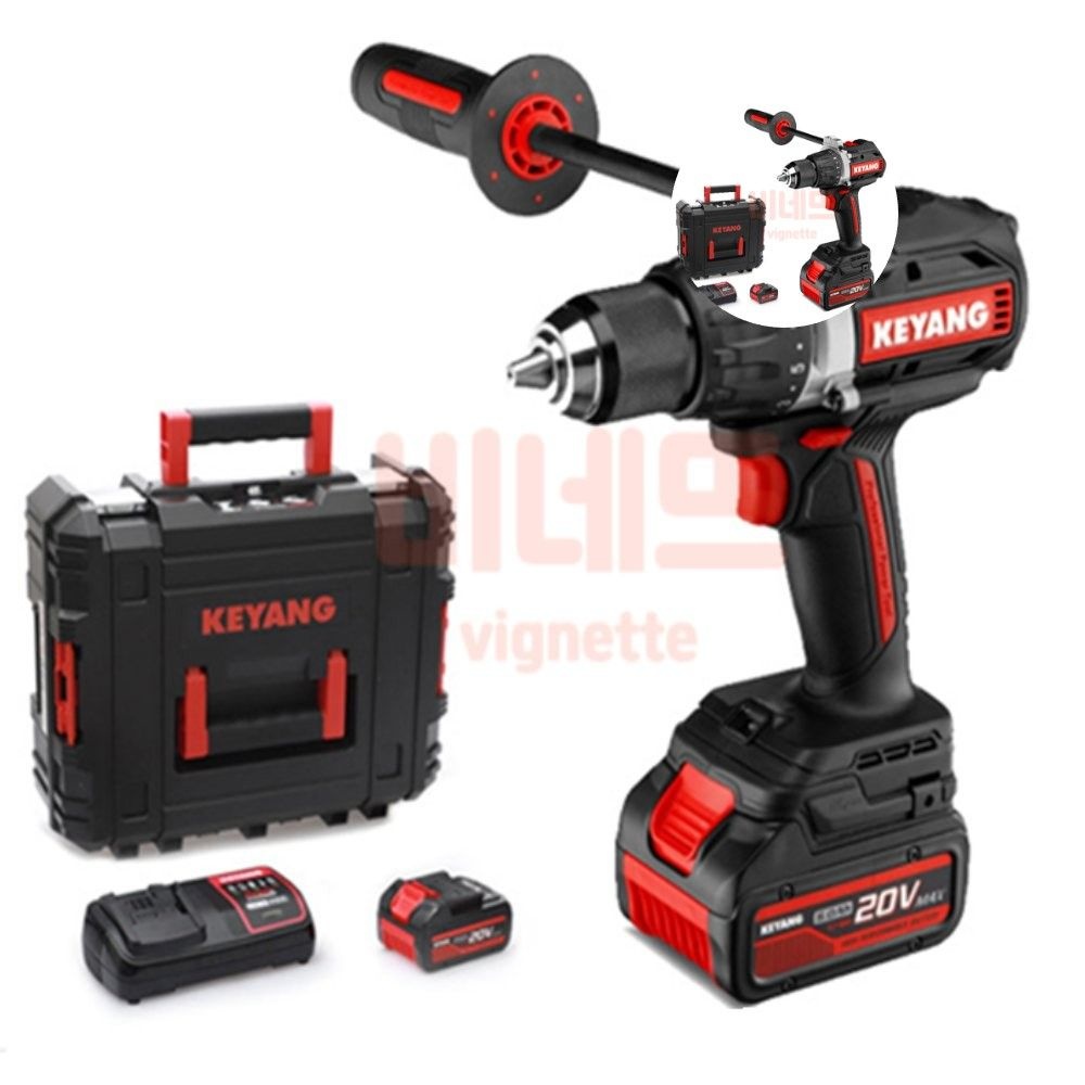 씨앤알코퍼레이션OEM BL모터 DM20BLH100E 충전 해머드릴 20V 5.0AH 충전식전동드릴 전동드릴 충전햄머드릴