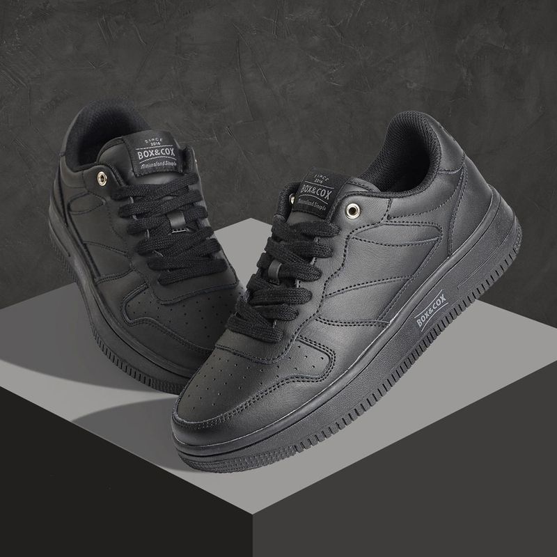 BOX&COX BOXCOX 포르투나 레더 올블랙 메탈릭골드 F101CBBB 3146606