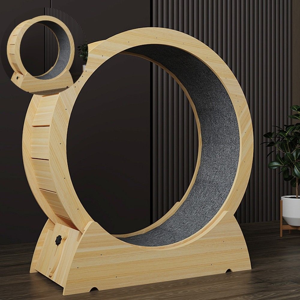 고양이 우드 캣휠B M 펫가구 고양이가구 고양이캣워크