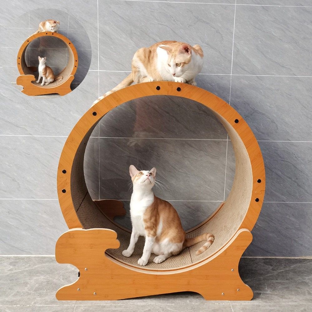 저소음 원목 고양이 캣휠 고양이휠 고양이가구 고양이운동기구