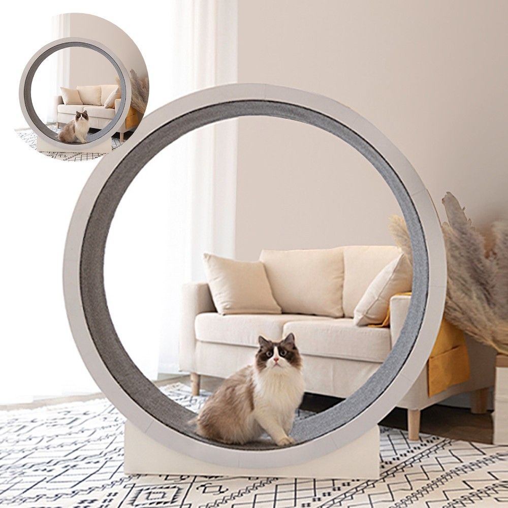 저소음 고양이 캣휠 베이지 고양이휠 캣가구 펫가구