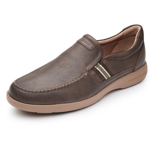 [롯데백화점] 랜드로바 남성 랜드로바 경량 비즈 슬립온 LANSLC4605MF3 브라운 LE1221062273