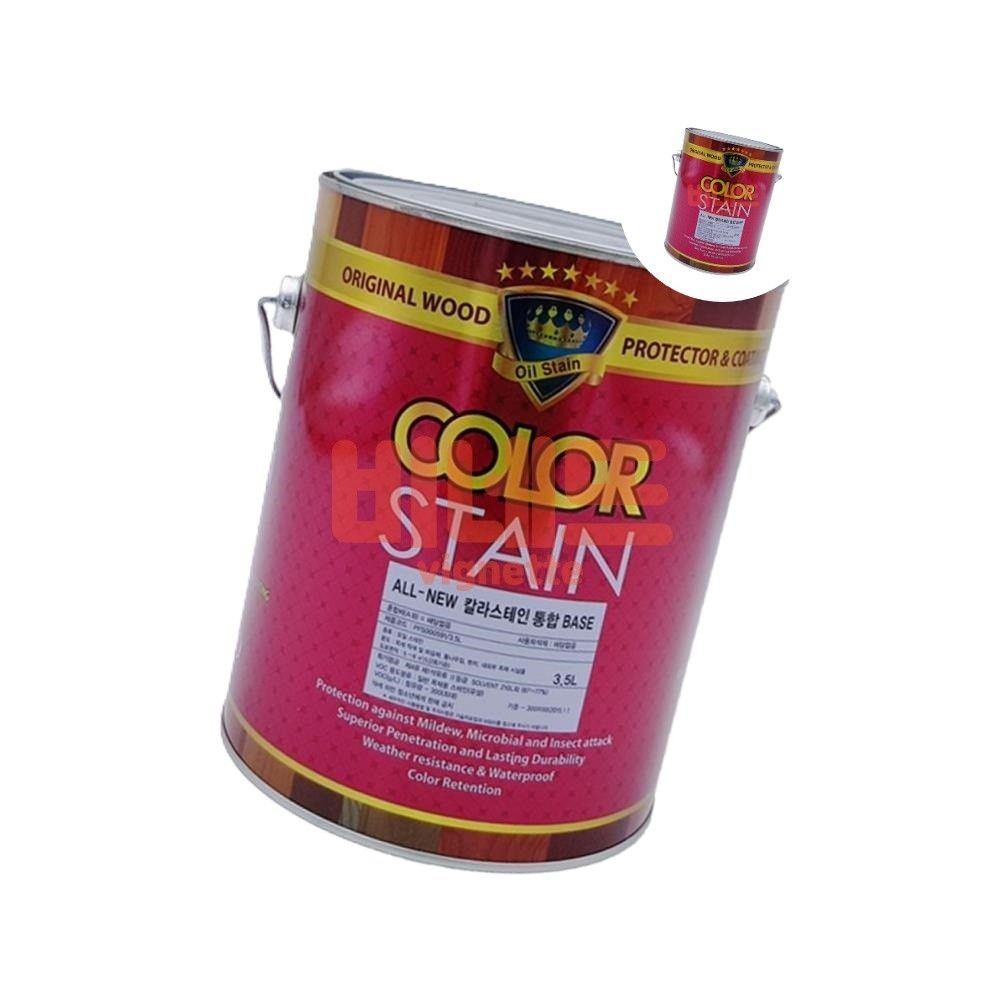 올뉴 칼라스테인 목재용 오일스테인 3.5L 13종 나무문페인트 목공용오일 나무용페인트