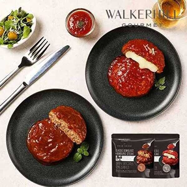 [농업회사법인 연]워커힐 [워커힐][워커힐 호텔판매 동일] 워커힐 고메 함박 스테이크 180g * 15팩 (데미그라스 10팩+ 트리플치즈 5팩)