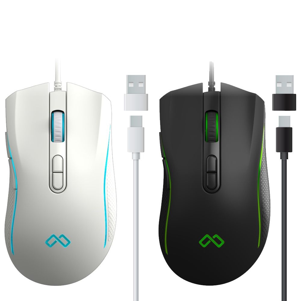 맥스틸 C타입 USB 무소음 유선 마우스 게이밍 사무용 저소음 게임용 게임 롤 서든 사무실 태블릿 PC 노트북 C3U