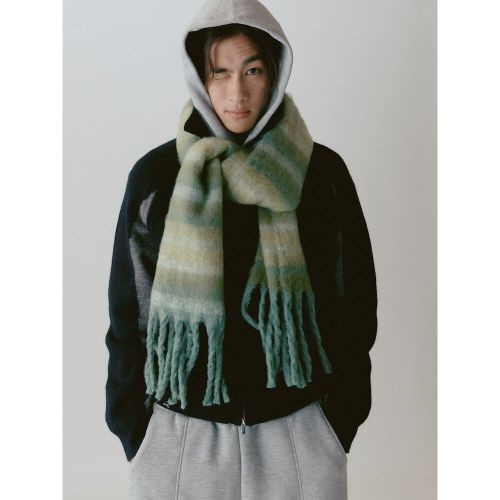 브랜드정품 에잇세컨즈 8SECONDS 소매 블럭 카라 집업 가디건 블랙 263477