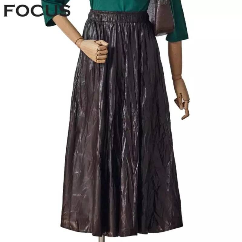 11st 헤이디 주름 레자 스커트_FW4J3SK3108 1007635