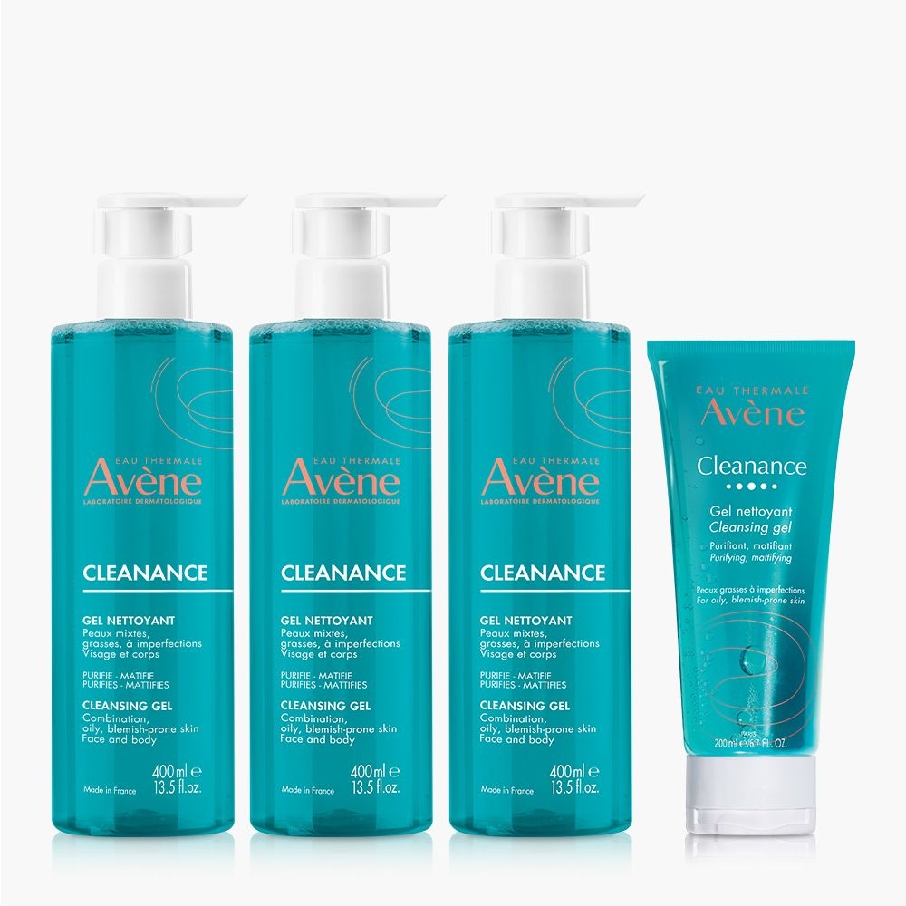 아벤느 [롯데온단독] 클리낭스 클렌징 젤 400ml 3개 + 200ml(증정) (소비기한 : 27.02.01)