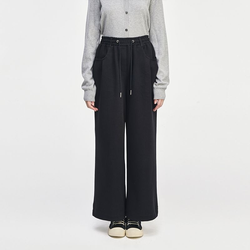 [롯데백화점] 송지오 우먼 지제로 팬서 와이드 팬츠 블랙 WI2PT818BK LE1221289296