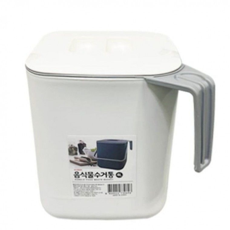 마 음식물 쓰레기통 뼈통 잔반통 음식물통 4L