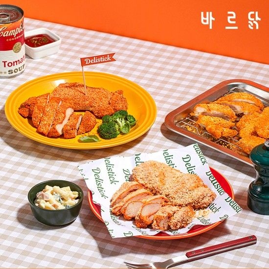 (주)미가온푸드 바르닭 딜리스틱 크런치 닭다리살 3종혼합 18팩