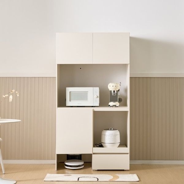 히트가구 [하프클럽]G2150 로봇청소기 멀티 수납장 990