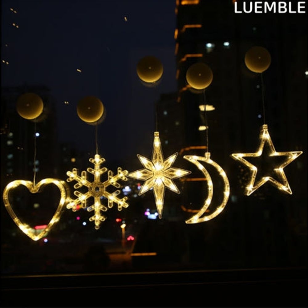 상품상세참조 코데니 인테리어 LED 조명 거실 창문 유리 가정 매장 업소 윈도우 크리스마스 무드등