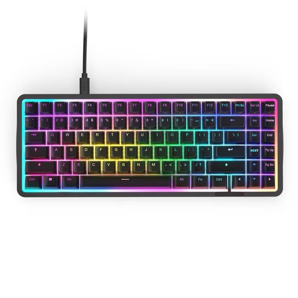 NZXT [NZXT 공인 판매처] Function Elite MiniTKL 텐키리스 게이밍 키보드 알루미늄 하우징 마그네틱 자석축