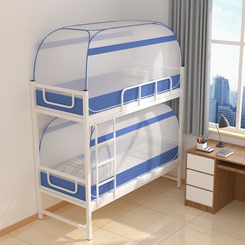 바닥면 원터치 모기장 텐트 접이식 1인용 2층 침대 모기장