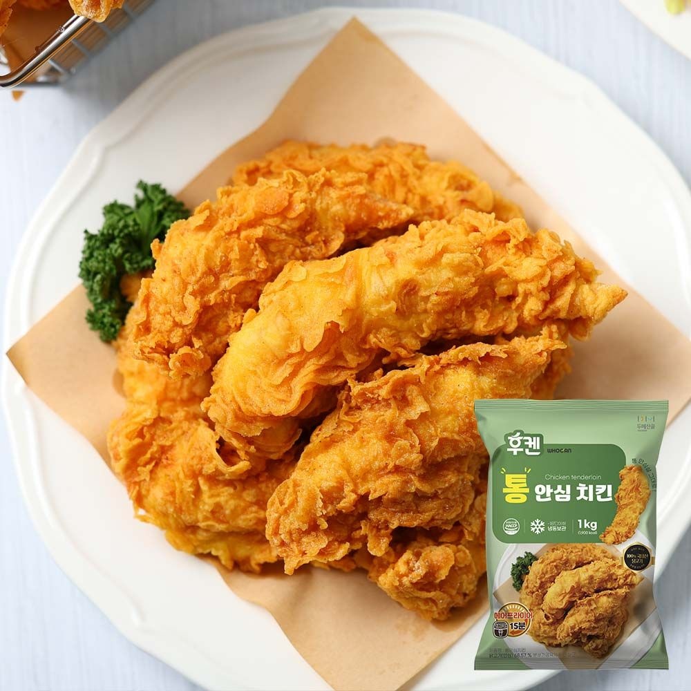 [롯데온] 후켄 통안심 치킨 1kg+1kg