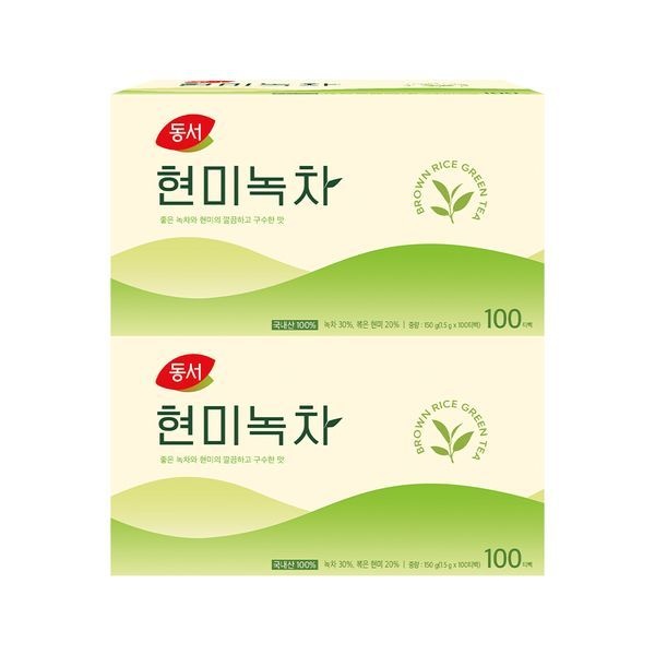 [보리보리]동서 현미 녹차 200T