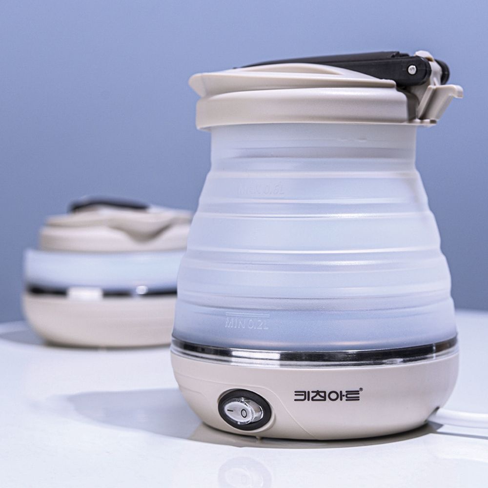 키친아트 휴대용 접이식 전기포트 600ml KK-750HF