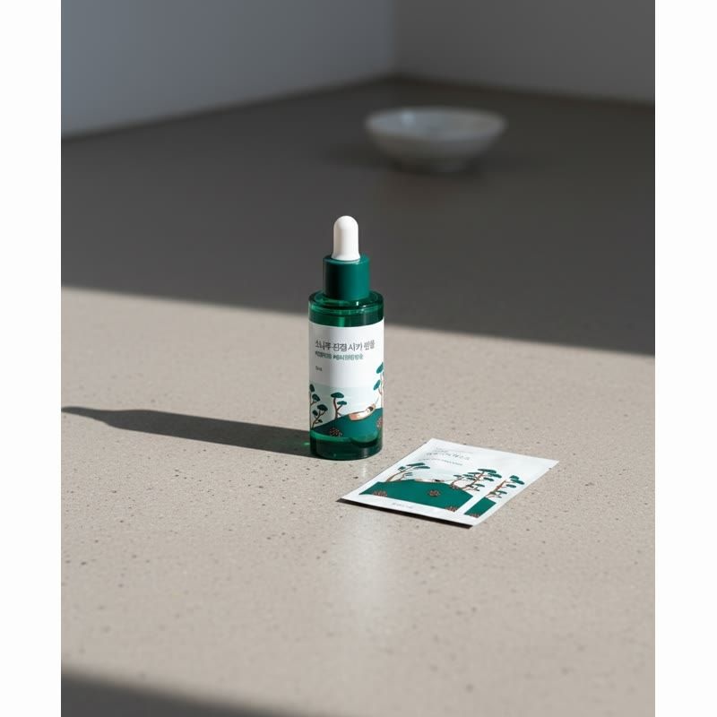 라운드랩 [2pack] 소나무 진정 시카 앰플 대용량 50ml (+동백 선세럼 7ml + 소나무 마스크 1매) No.1690809