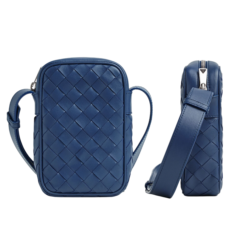 국내당일 보테가베네타 인트레치아토 폰파우치 크로스백 네이비 Bottega Veneta 729296 VCPQ3 4102 정품100%