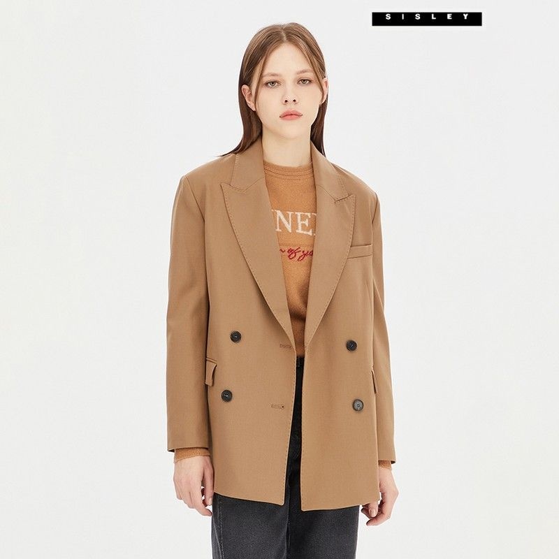 시슬리 아울렛 노리치 스티치 더블 자켓 SAJK33361CA 1075018