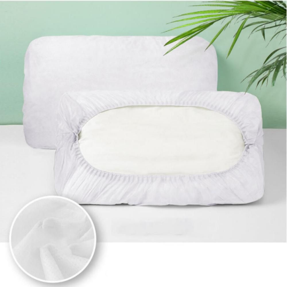 여행용 일회용 부직포 베개 커버 2매 세트 위생적인 숙박 용품 해외 여행 필수템 호텔 침구 보호 커버 휴대용 위