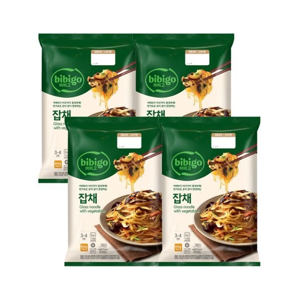 CJ비비고 잔칫집모둠잡채644g x 4개