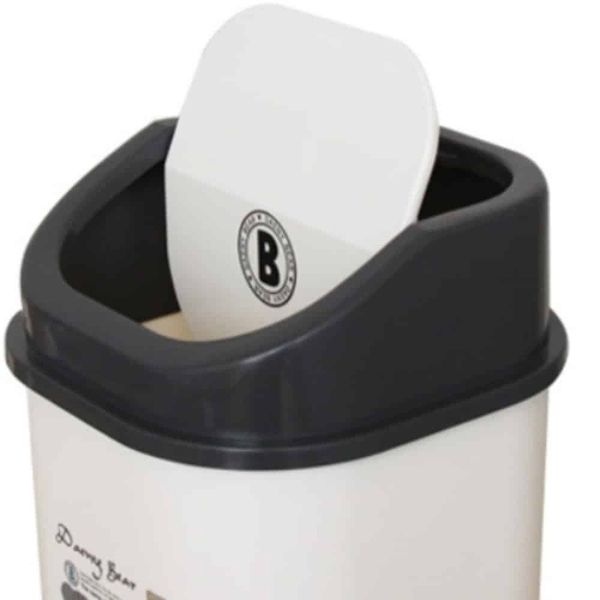 사각쓰레기통 작은쓰레기통 사각휴지통 4L