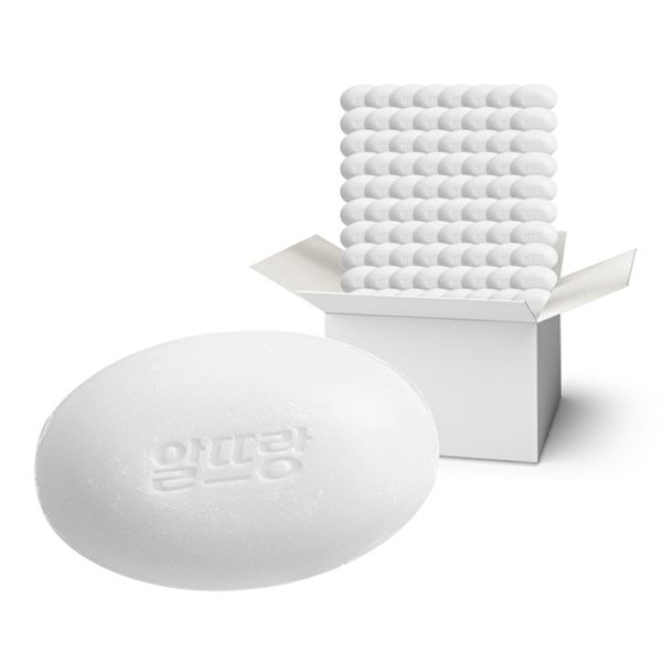 LG생활건강 [엘지생활건강](무배)알뜨랑 세면 비누 흰색 1박스 (130g X 80개입)