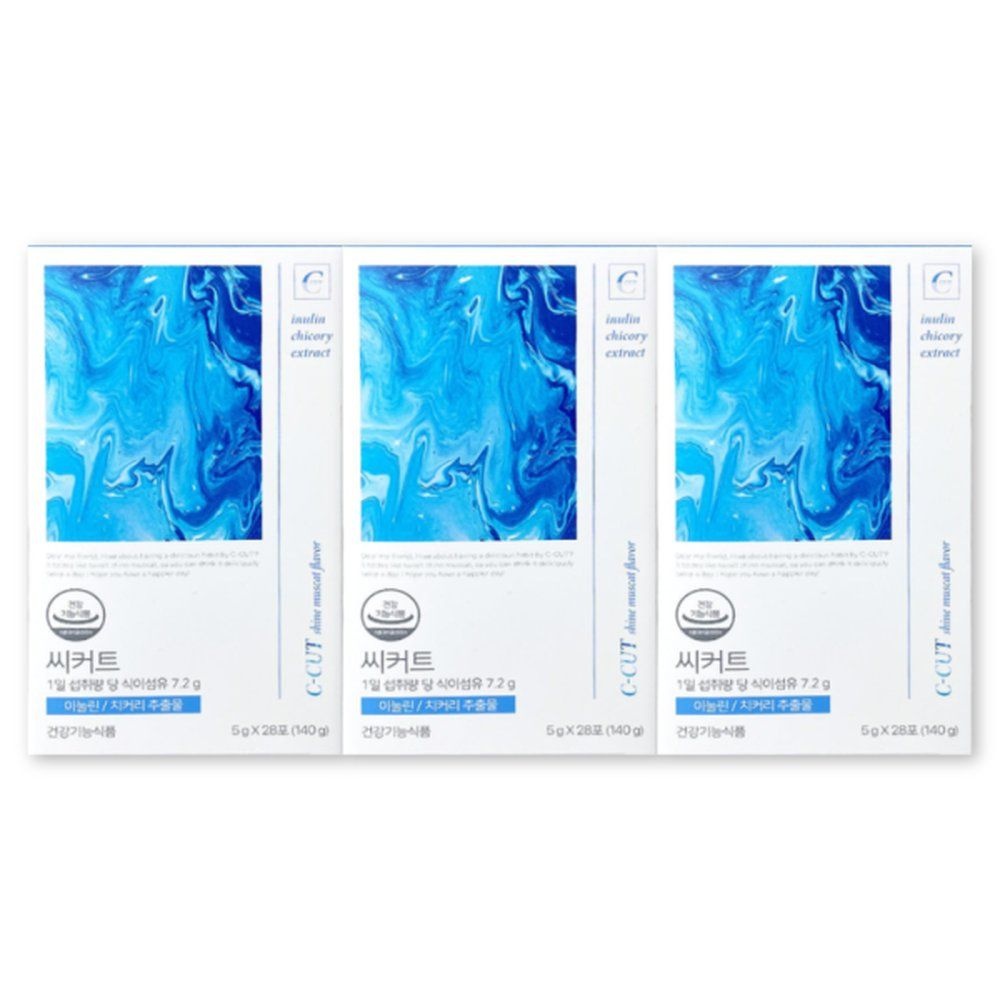 씨커트 포만감 겟비너스 CUT 씨컷트 효능 C C커트 5g 28포 3박스