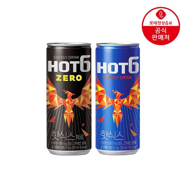 [롯데온] 핫식스 오리지널 or 제로 250ml 30캔