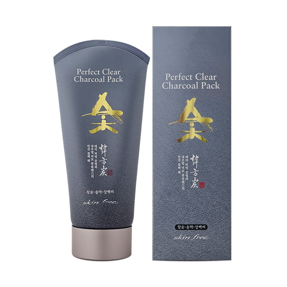 네슈라 스킨후리 매끈한피부 팩 블랙헤드 간편한 퍼펙트 숯 솜털제거 클리어 120ml