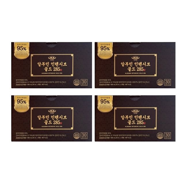 HLB제약 알부민 인텐시브 골드 285 30ml x 30병 4개