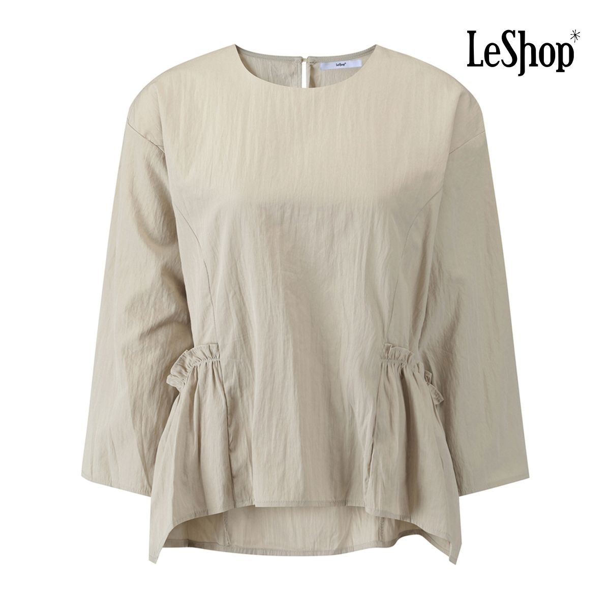 [롯데백화점] 르샵 허리 프릴 밴딩 라운드넥 블라우스 BQ2BL027A LE1221026044