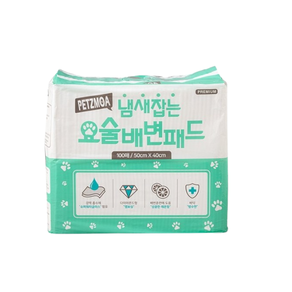 페츠모아 냄새잡는 요술배변패드 100장 애견패드 강아지