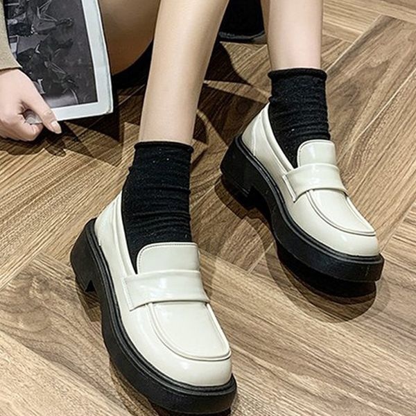 상품상세참조 인더슈 [자체제작] 인더슈 마무드 통굽 로퍼(4.5cm)