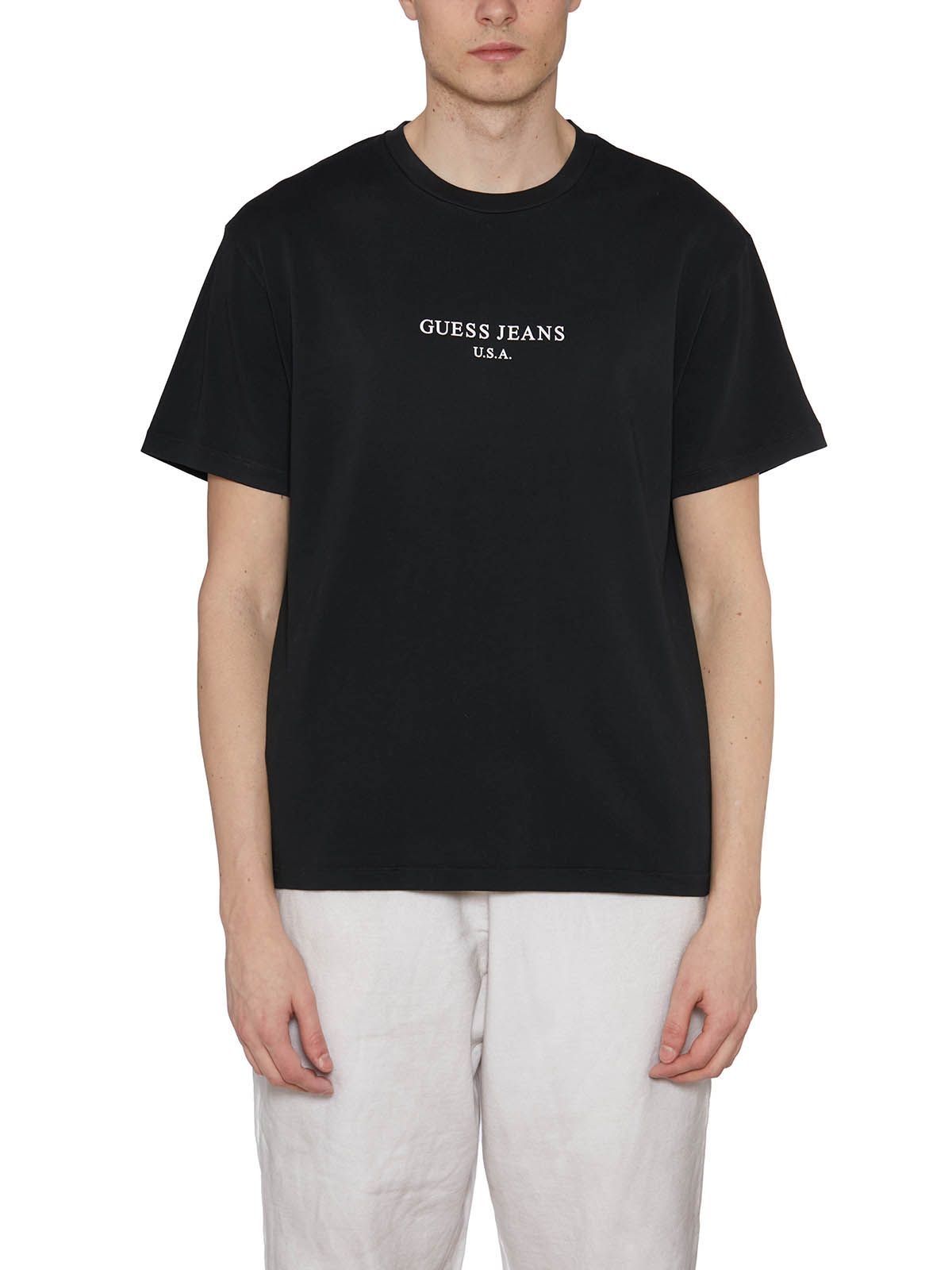 게스 향수 23SS GUESS mens T-shirt FM3GI00KBB5JBLK