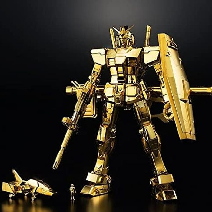 [해외] MG RX-78-2 건담 Ver.3.0 프라모델 골드코팅 1/100 건담 베이스 한정 일본