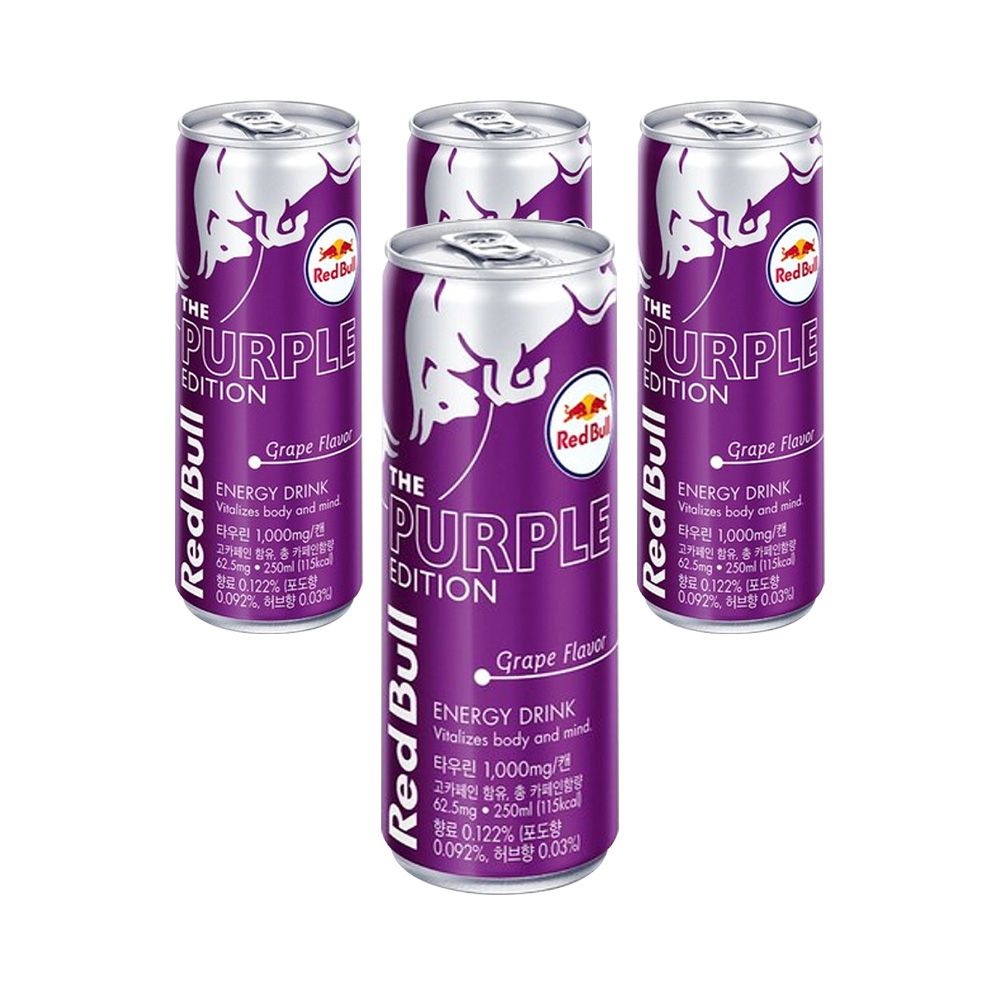 동서 레드불 에너지드링크 퍼플에디션 250ml 4입